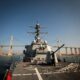 USS Carney transits the Suez Canal