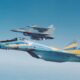 Ukrainian Air Force MiG 29 with USAF F 16s