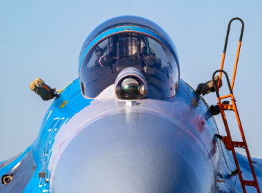 Ukrainian Air Force Sukhoi Su-27 Flanker fighter aircraft