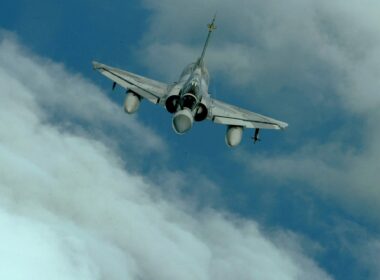 United Arab Emirates Mirage 2000-9 fighter flying