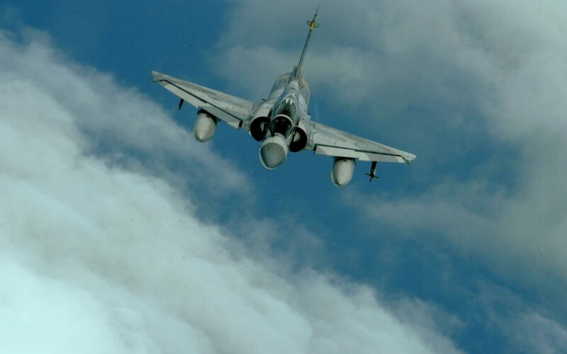 United Arab Emirates Mirage 2000-9 fighter flying