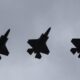 United States Air Force F-35A fighters flying in formation