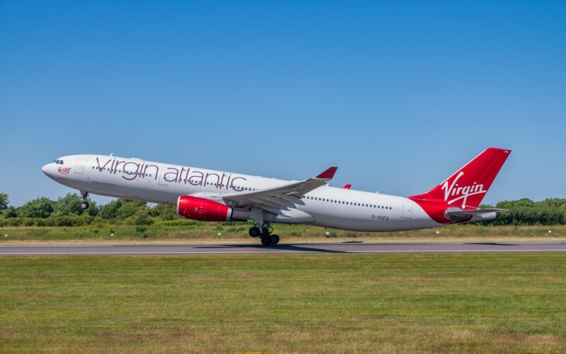 Manchester,,United,Kingdom,-,July,10th,,2022:virgin,Atlantic,Airbus,A330