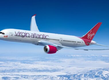 A Virgin Atlantic Boeing 787 Dreamliner aircraft flying