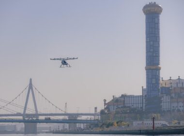 Volocopter eVTOL 2X at Osaka Heliport japan