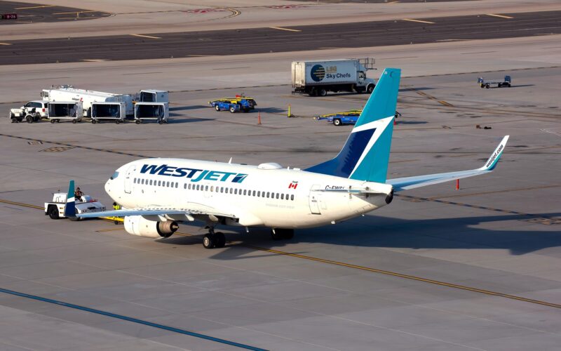 WestJet Airlines Boeing 737 700 aircraft