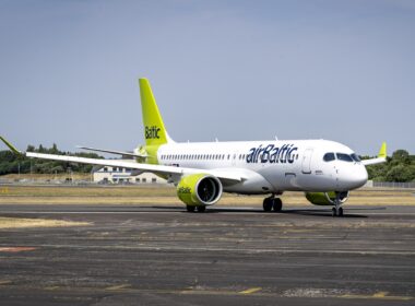 airBaltic Airbus A220-300 aircraft