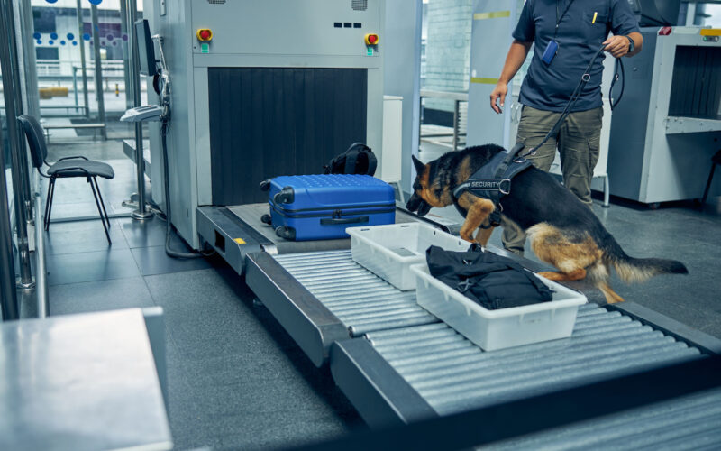 airport dog security