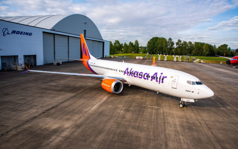 Akasa Air Boeing 737