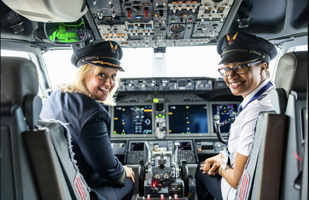 alaska airlines pilots female