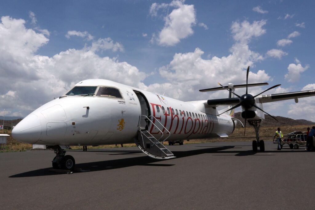 thiopian Airlines Bombardier de Havilland aircraft