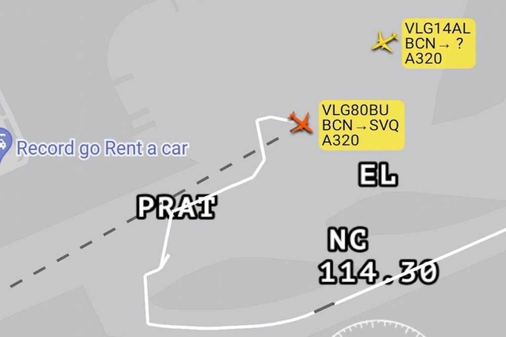 flightradar bcn incident