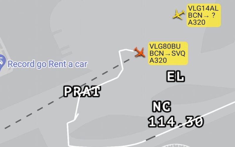 flightradar bcn incident