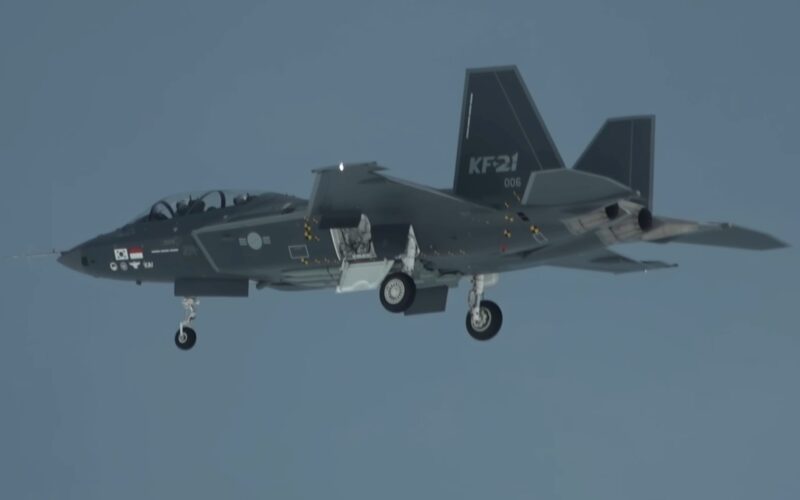 The sixth and final prototype of South Korea's fighter jet, the KF-21 Boramae