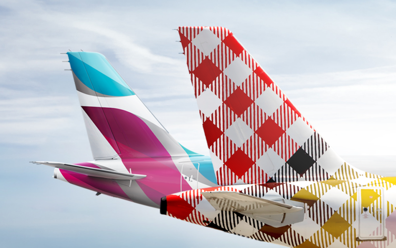 Volotea and Eurowings tails