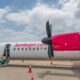 Jambojet aircraft Dash 8