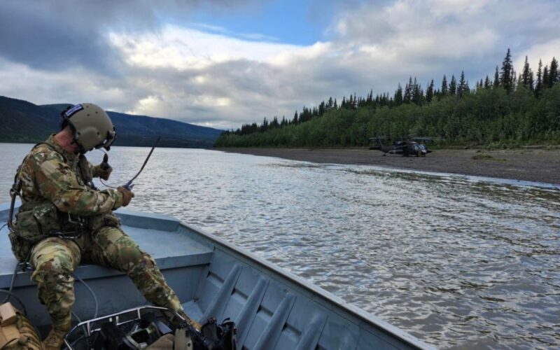 Mission along the Yukon River