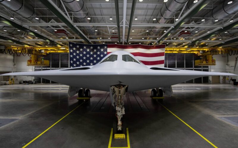 The B 21 Raider prototype as it was unveiled