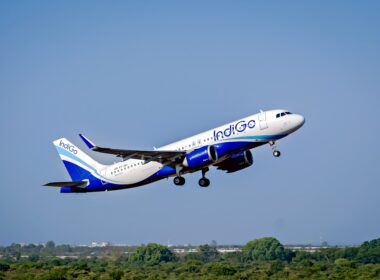 Nagpur,,Maharashtra,,India-june,12th,,2023:,Indigo,Flight,Takes,Off,From